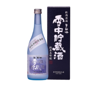 Koshinohatuume Sake stored in the snow